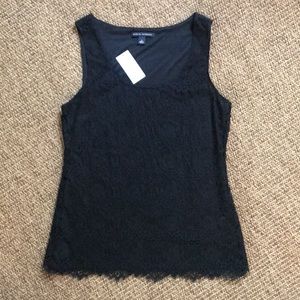 Banana Republic Black lace tank